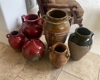 We have a lot of glazed pottery