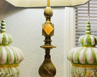 74	$180 	
"Pair of Brass lamps 36""H"		