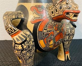 6	$150 	
"Mexican pottery 12 1/2 x 13 unmarked, some losses "		