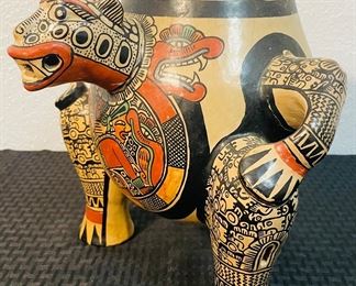 6	$150 	
"Mexican pottery 12 1/2 x 13 unmarked, some losses "		