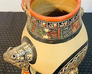 6	$150 	
"Mexican pottery 12 1/2 x 13 unmarked, some losses "		