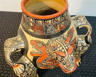 6	$150 	
"Mexican pottery 12 1/2 x 13 unmarked, some losses "		