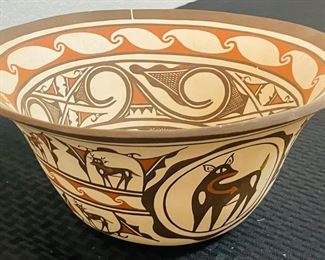 14	$375 	"
Zuni Pottery signed Travis Penketewa, 12Wx 5 1/2T "