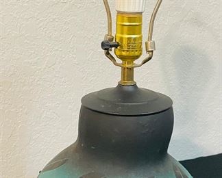 13	$140 	
Gourd painted with rabbits lamp V.Cobia	