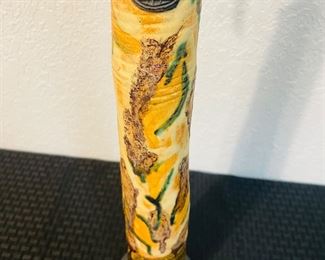 17	$150 	-24x10 & 17x10
"Set of 2 Donk, Oakland glazed pottery candlesticks "