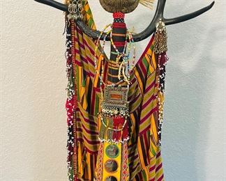 $400 - African Marionette 27" (purchased at the Santa Fe International Folk Market IFAM- Artist well known wordly)