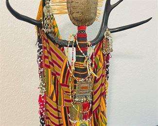 $400 - African Marionette 27" (purchased at the Santa Fe International Folk Market IFAM- Artist well known wordly)