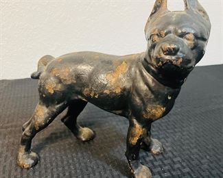 20	$90 	
Vintage bull dog door stopper 