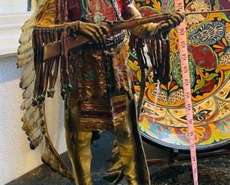 30	$490 	
Indian bronze signed After Carl Kauba (1865) Austria 34x16	