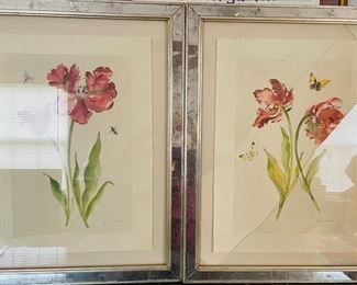 45	$180 	
Two Anabel Fairfax botanical with bees print - one glass broken prints framed by Throwbridge 27x26	- 17 & 20 out of 295	