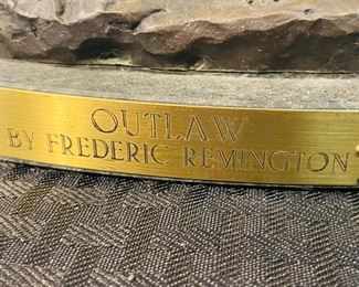 54	$125 	
"Frederic Remington ""Outlaw""12x9 Reissue"