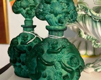 $90 Czechoslovakia 1950’s perfume bottles SET 