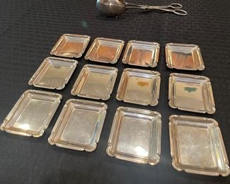 $150 Set of 12 nut dishes Sterling 263 grams 