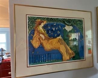 64	$195 	Barbara Wood limited print 34x45 - 180/975