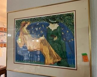 64	$195 	Barbara Wood limited print 34x45 - 180/975