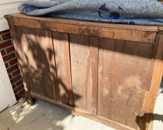 Back of Belgian hunting sideboard 