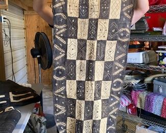 $216- African textile cotton/burlap handcrafted 20x62 (retail was $1,950) 