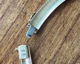 $2,150 Omega chain with enhancer - All 14kt yellow gold made in Italy. 