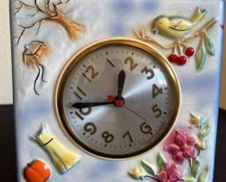 4 Seasons Porcelain Clock