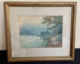 Beautiful Signed Watercolor
