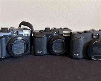 Canon G10 and G16 Cameras