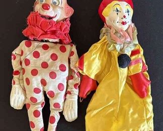 Clown Marionette and Hand Puppet