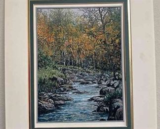 H.B. Hunt Pastel Painting
