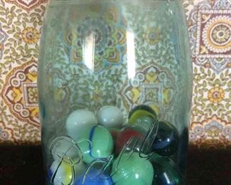 Jar Of Marble Shooters