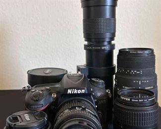 Nikon D7200 Camera and Lenses