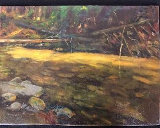 Painting Of Riverbed