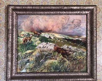 Painting Of Wilderness Fire