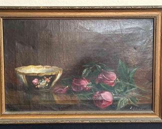 Signed Canvas Painting