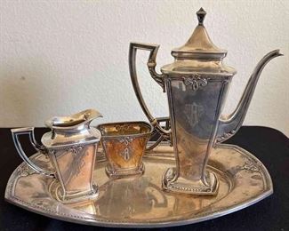 Stamped Trianon Sterling Set