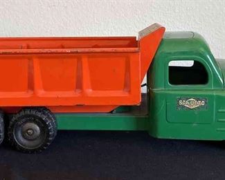 Structo Green Dump Truck