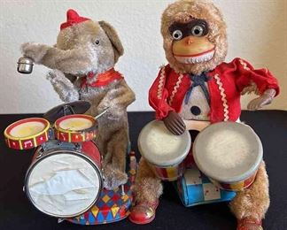 Vintage Alps Battery Operated Tin Toys