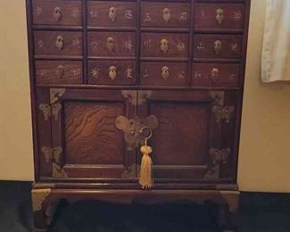 Vintage Oriental Cabinet