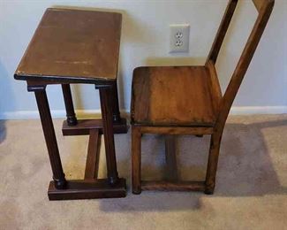Vintage School Table and Chair