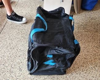 Oversized Nylon  Suitcase.  $10