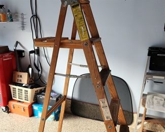 6 ft Keller WOOD LADDER  $100