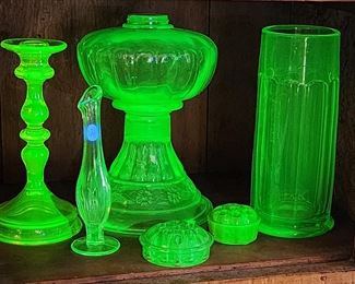 Vaseline and 'Uranium' Glass