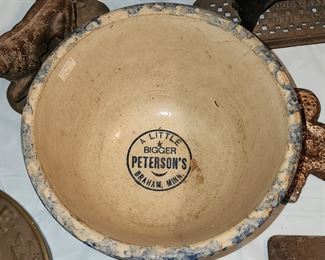 Advertising Red Wing Stoneware Micing Bowl