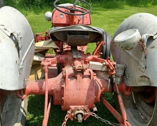 back view of tractor 