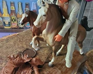 Vintage Marx Tonto with accessories 