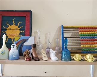 Vintage bells and more..look at the Abacus! 