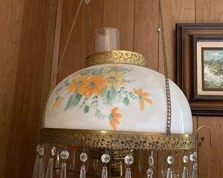 Fabulous hanging kitchen light with prisims 