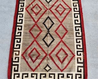 1930s/40s Navajo Teec Nos Pos Style Rug  71" x 49"