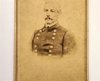 Carte de Visite portrait photo of Confederate General Pierre Gustave Toutant Beauregard. 4" x 2 3/8".