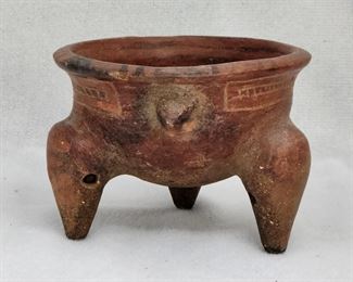 Pre Columbian Nicoya Costa Rica Rattle Pot from the Guanacaste province of Costa Rica, circa 800-1500 AD. Collected in the mid 20th century in Costa Rica.