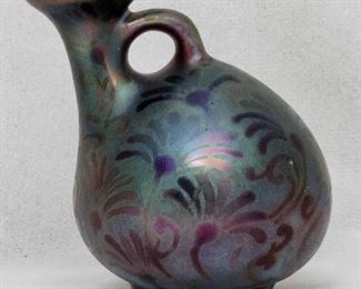 RARE 1902 Weller Sicardo Jug Vase Unusual Form