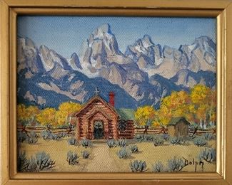 Marie Dorothy Dolph Wyoming painting.